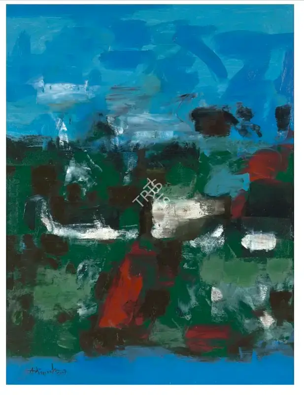 Adimoolam, K.M. (Artist). Untitled. Oil on canvas, 2007 | Painting | FineArts | 00332595