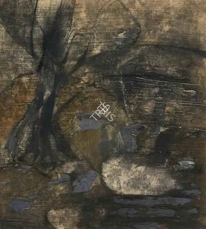 Chatterjee, Arindam (Artist). Untitled. Mixed media on paper, 1998 | Painting | FineArts | 00416339