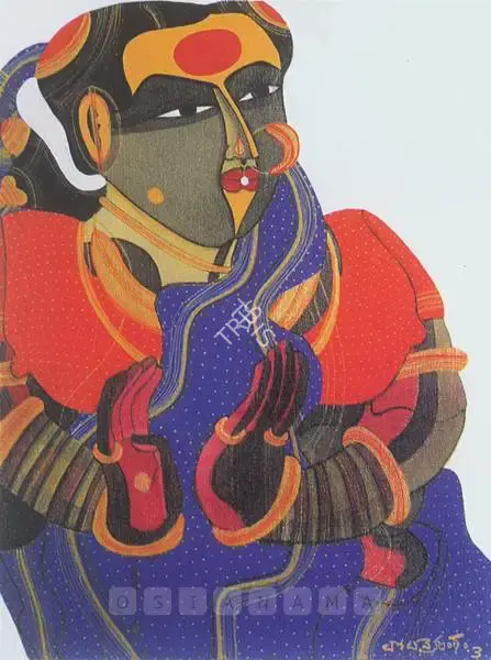 Vaikuntam, Thota (Artist). Untitled. Acrylic on canvas board, 2003 | Painting | FineArts | 00597710