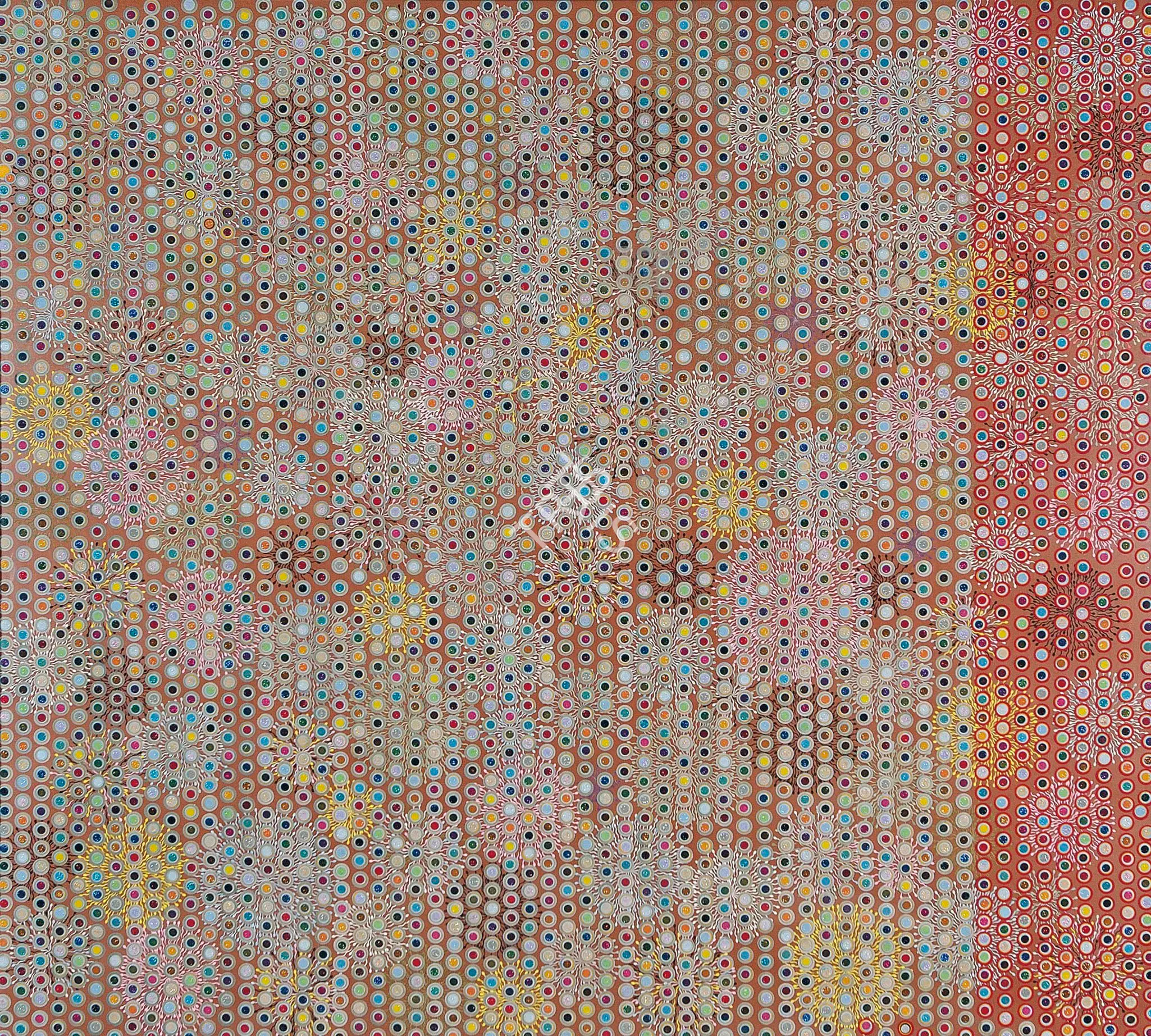 Kher, Bharti (Artist). Border In Red, 2009 | Collage