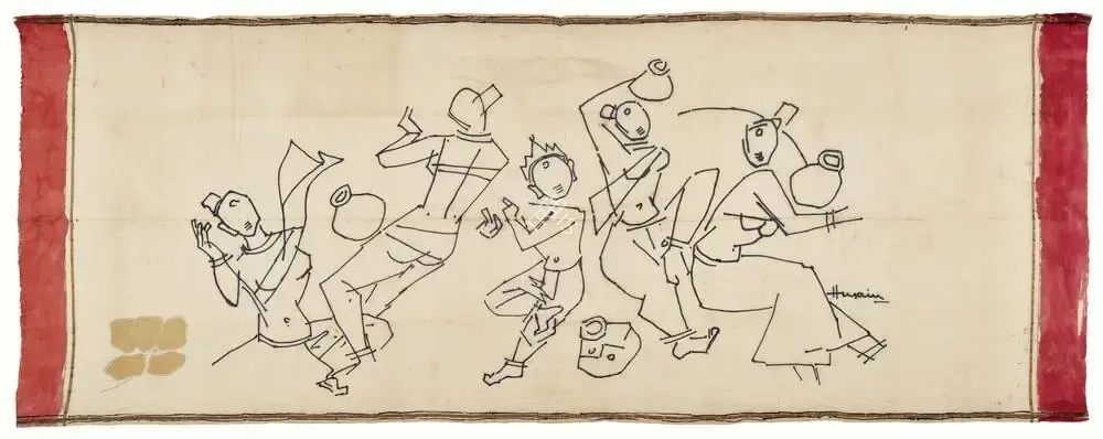 Husain, M.F. (Artist). Untitled, c.1990 | Painting