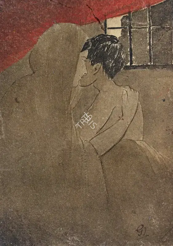 Tagore, Gaganendranath (Artist). Mother & Son, 1928 | Painting