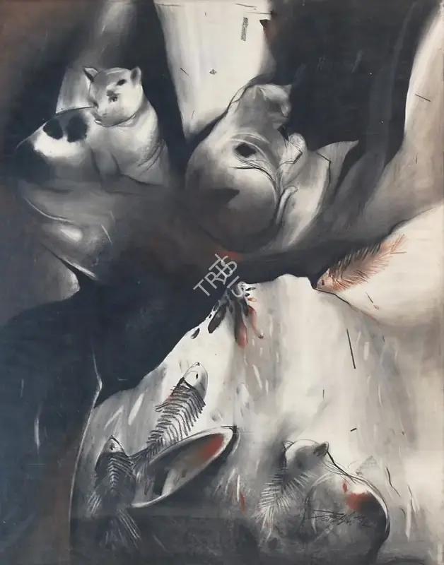 Maity, Paresh (Artist). Untitled, 1992 | Painting