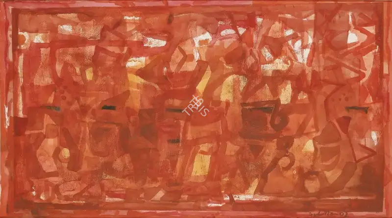 Kudallur, Achutan (Artist). Untitled. Watercolour on paper, 2003 | Painting  | 00868459