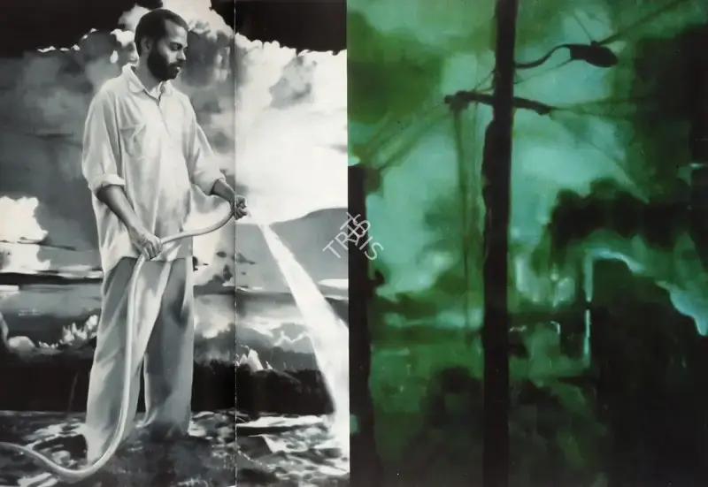 Santhosh, T.V. (Artist). A Handful Of Ashes. Oil on canvas, 2003 | Painting | FineArts | 00575495
