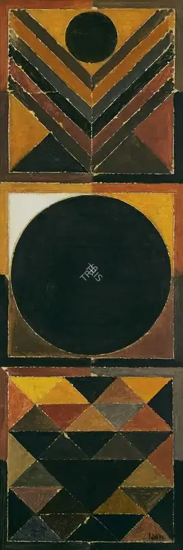 Raza, S.H. (Artist). Bindu. Acrylic on canvas, 1994 | Painting | FineArts | 00338903