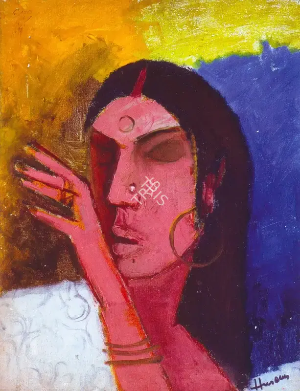 Husain, M.F. (Artist). Untitled. Oil on canvas, n.d. | Painting | FineArts | 00574871