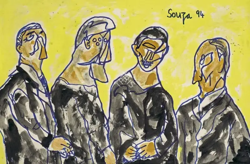 Souza, F.N. (Artist). Untitled, 1994 | Painting