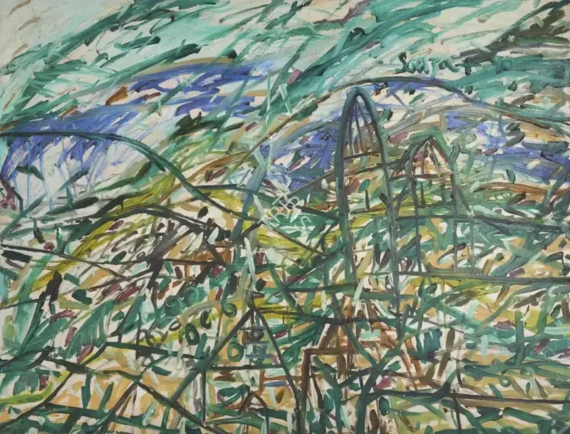 Souza, F.N. (Artist). Untitled, 1990 | Painting