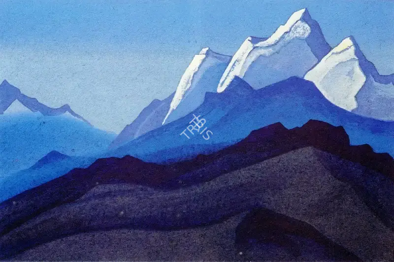 Roerich, Nicholas (Artist). Dusk Falling, n.d. | Painting