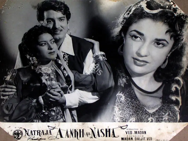 Daljeet (Producer), Aankh Ka Nasha, 1956 | Lobby Card | CinemaEducation | 00828995