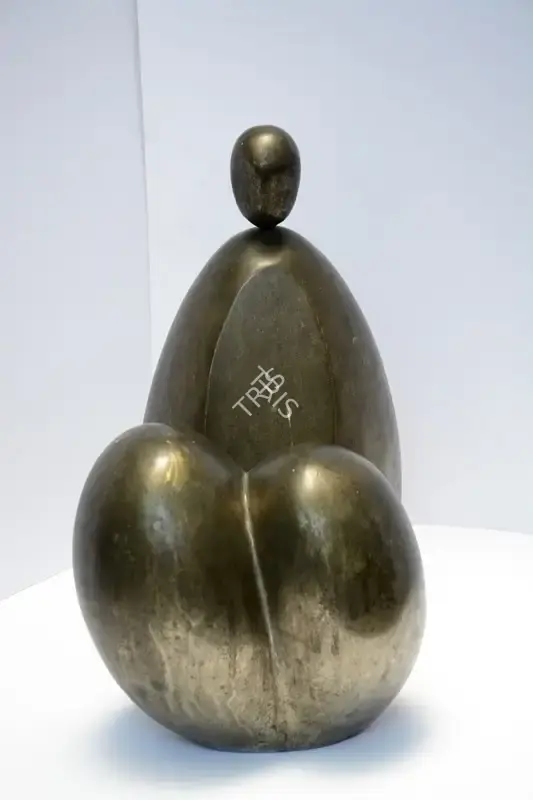 Dasgupta, Prodosh (Artist). Egg Bride. Bronze, n.d. | Sculpture | FineArts | 00595536