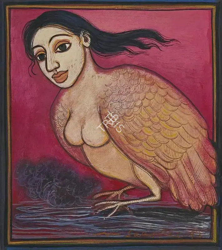 Pal, Gogi Saroj (Artist). Eternal bird 6, 1992 | Painting