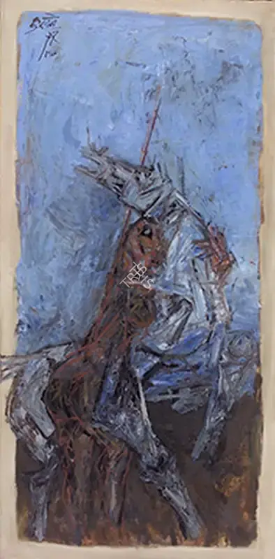 Husain, M.F. (Artist). Untitled, 1966 | Painting