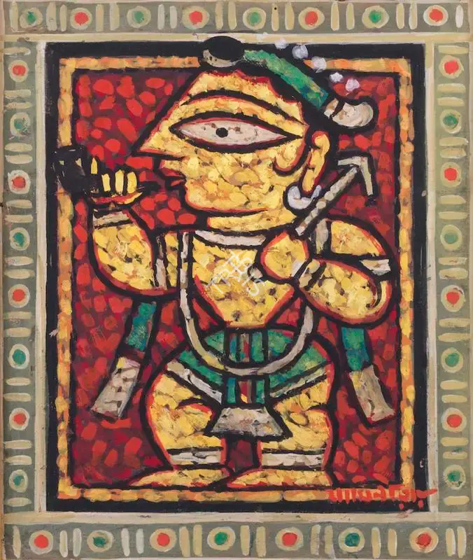 Roy, Jamini (Artist). Untitled, n.d. | Painting