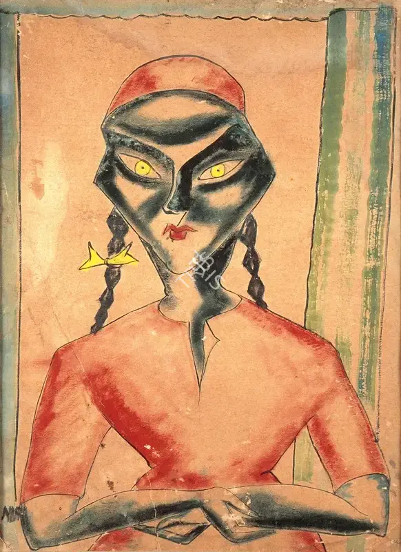 Ara, K.H. (Artist). Still Life with Sailor, 1952 | Painting