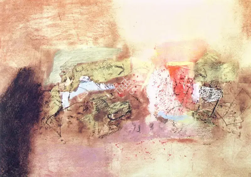 Shreshtha, Laxman (Artist). Untitled, 1997 | Painting
