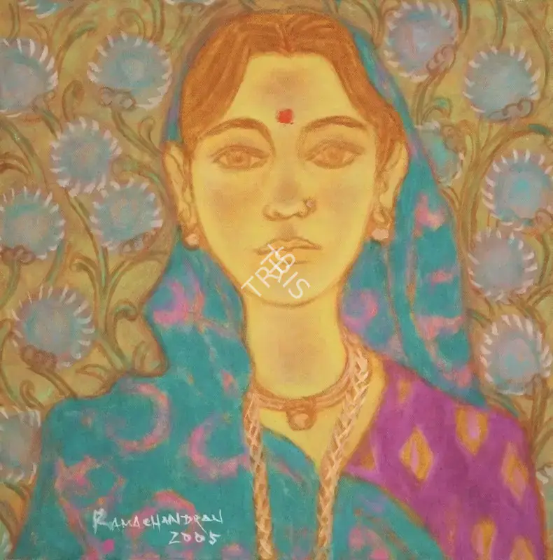 Ramachandran, A. (Artist). Untitled. Oil on canvas, 2005 | Painting | EconomicsArt | 00869361