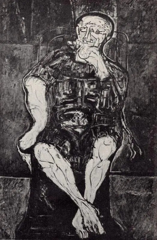 Souza, F.N. (Artist). Seated Roman. 1964 | Art Heritage 6, 1986-1987 | Painting | FineArts | 00530228