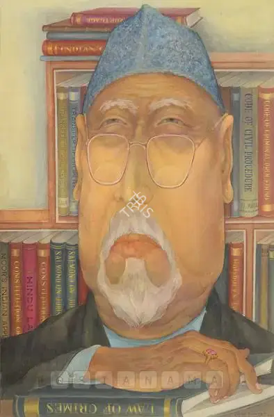Chakladar, Amalnath (Artist). Law Of Crimes, n.d. | Painting