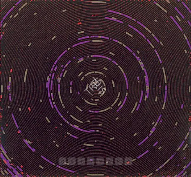 Kher, Bharti (Artist). Untitled (Spiral). Bindis and mixed media on board, n.d. | Painting  | 00880757