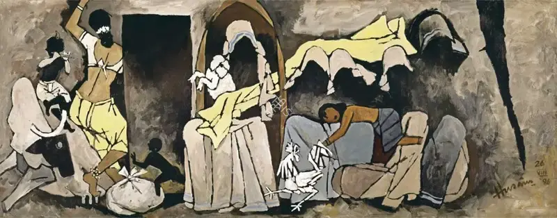 Husain, M.F. (Artist). Untitled, 1996 | Painting