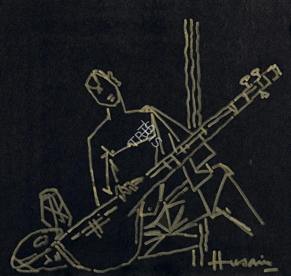 Husain, M.F. (Artist). Untitled, n.d. | Drawing
