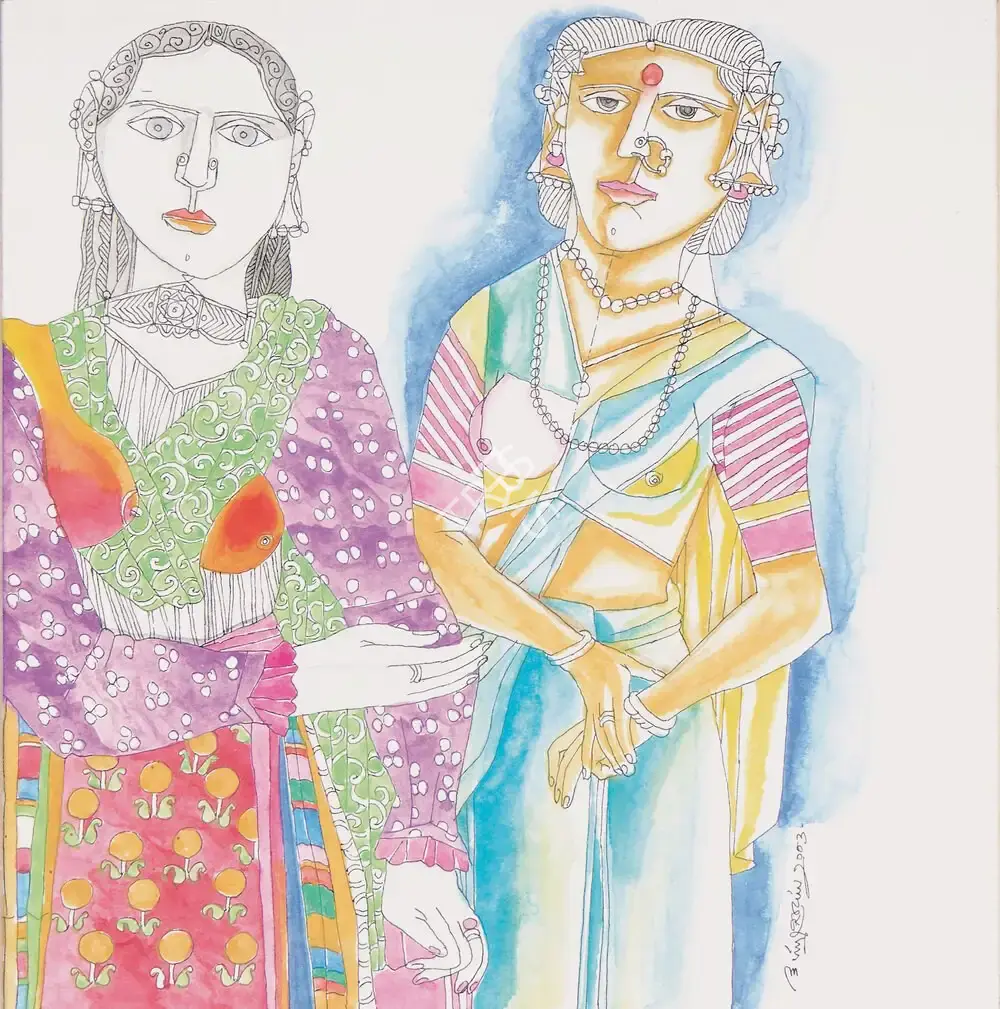 Goud, K. Laxma (Artist). Untitled, 2003 | Painting