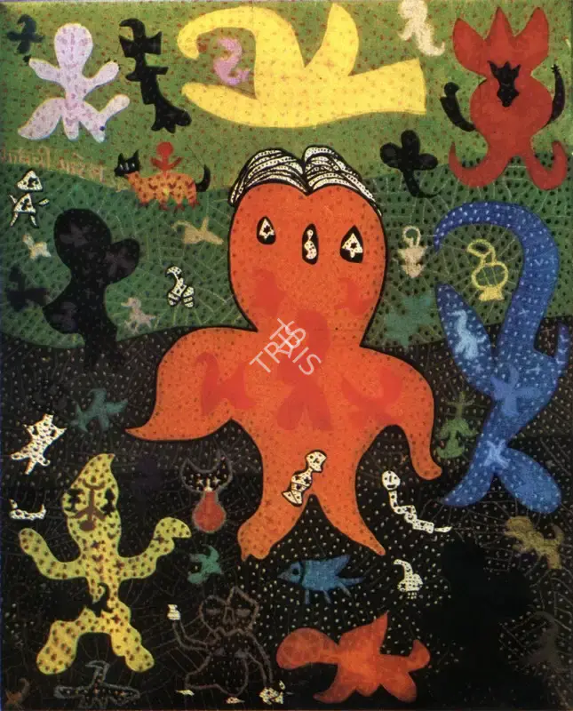 Parekh, Madhavi (Artist). King of the Sea. 1975 | Marg, March 1978 | Painting | FineArts | 00674598