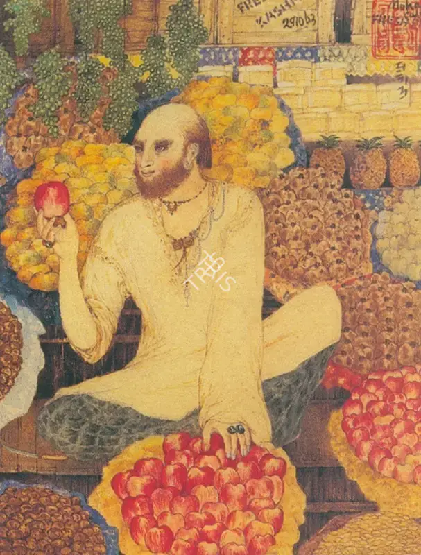 Roy, Prosanto (Artist). Phalwala. Wash on paper, 1963 | Painting  | 00877646