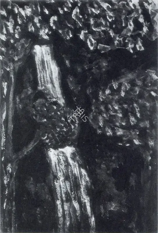 Tagore, Rabindranath (Artist). Waterfall, n.d. | Painting