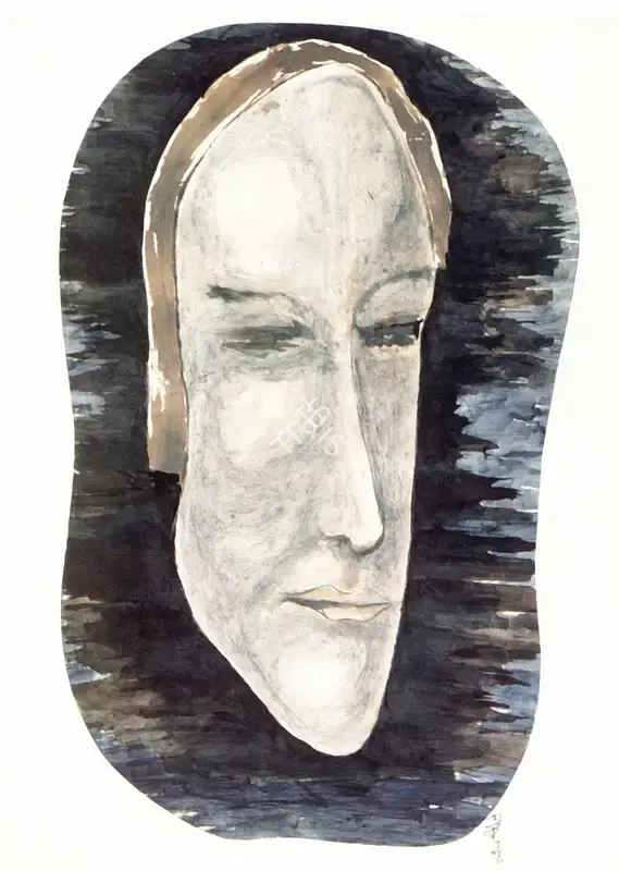 Tagore, Rabindranath (Artist). Untitled, n.d. | Drawing