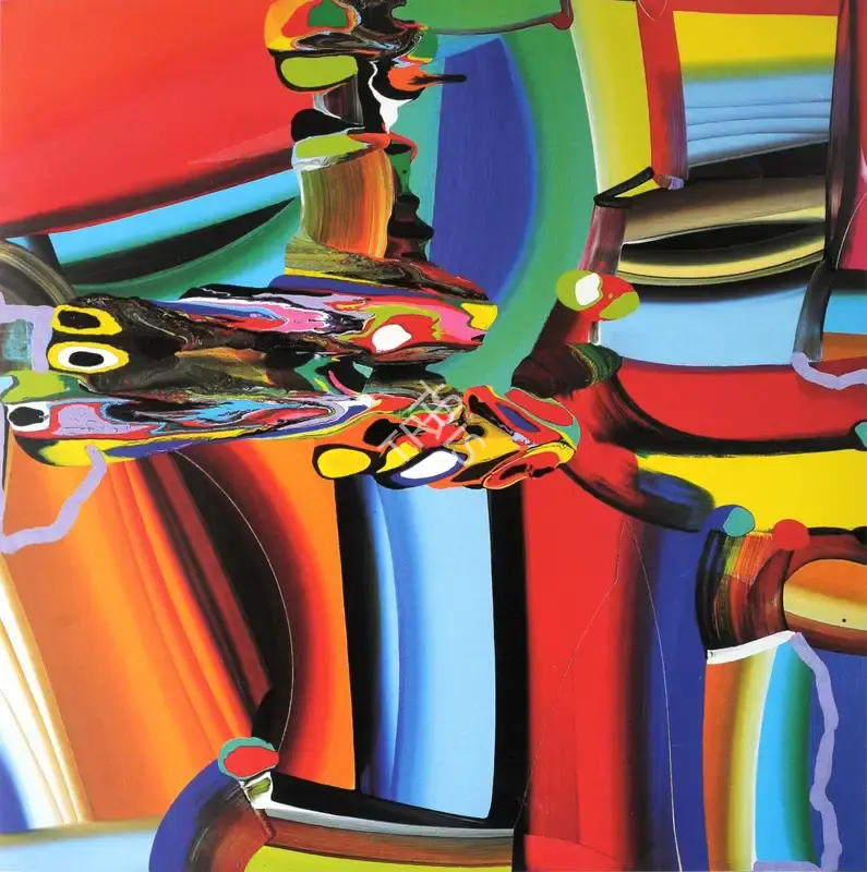 Krishnamachari, Bose (Artist). Ghost - Stretched Bodies. Acrylic on canvas, n.d. | Painting | FineArts | 00898343
