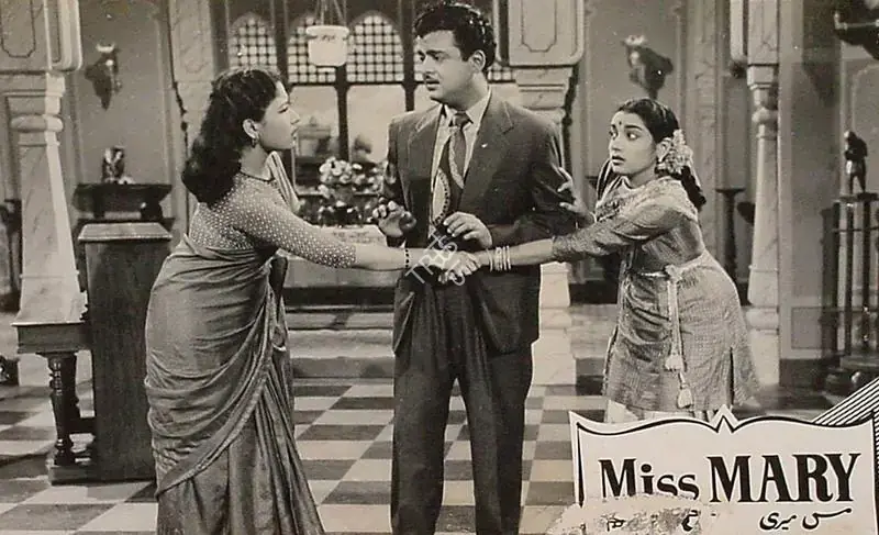 Muthuswamy, T. (Cinematographer), Miss Mary, 1957 | Lobby Card | CinemaEducation | 00820414