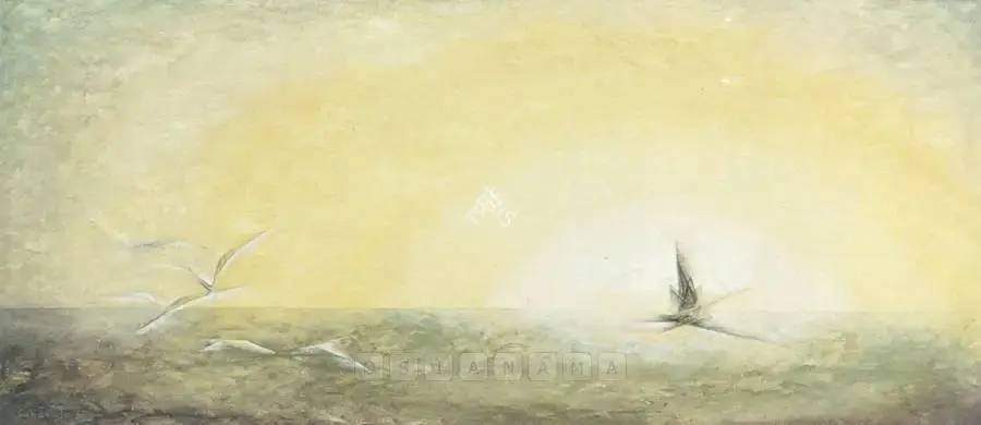 Sabavala, Jehangir (Artist). Evening's Pale Light. Oil on canvas, 1965 | Painting  | 00878022