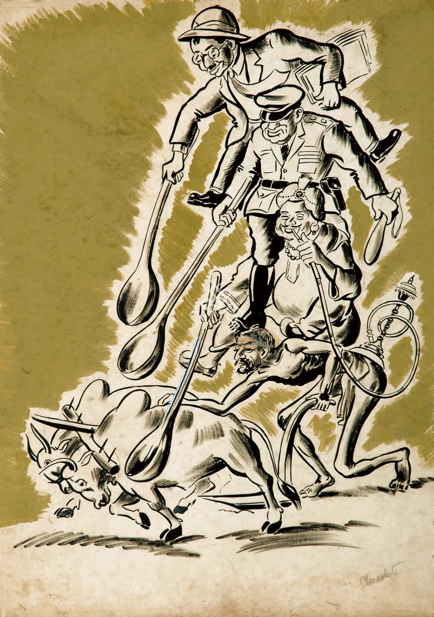 Chittaprosad (Artist). Untitled, mid 1940s | Painting
