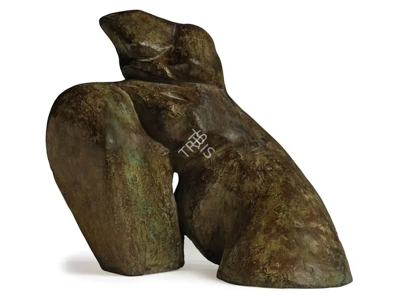 Chowdhury, S. Roy (Artist). Untitled (Torso). Bronze, n.d. | Sculpture | FineArts | 00646088