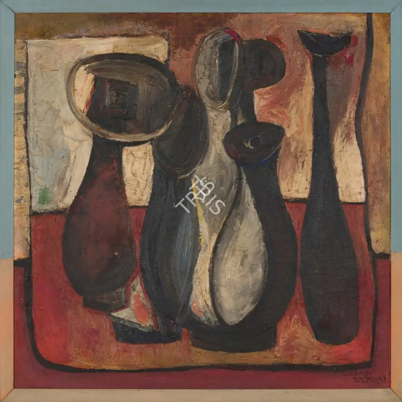 Bakre, S.K. (Artist). Untitled, 1963 | Painting