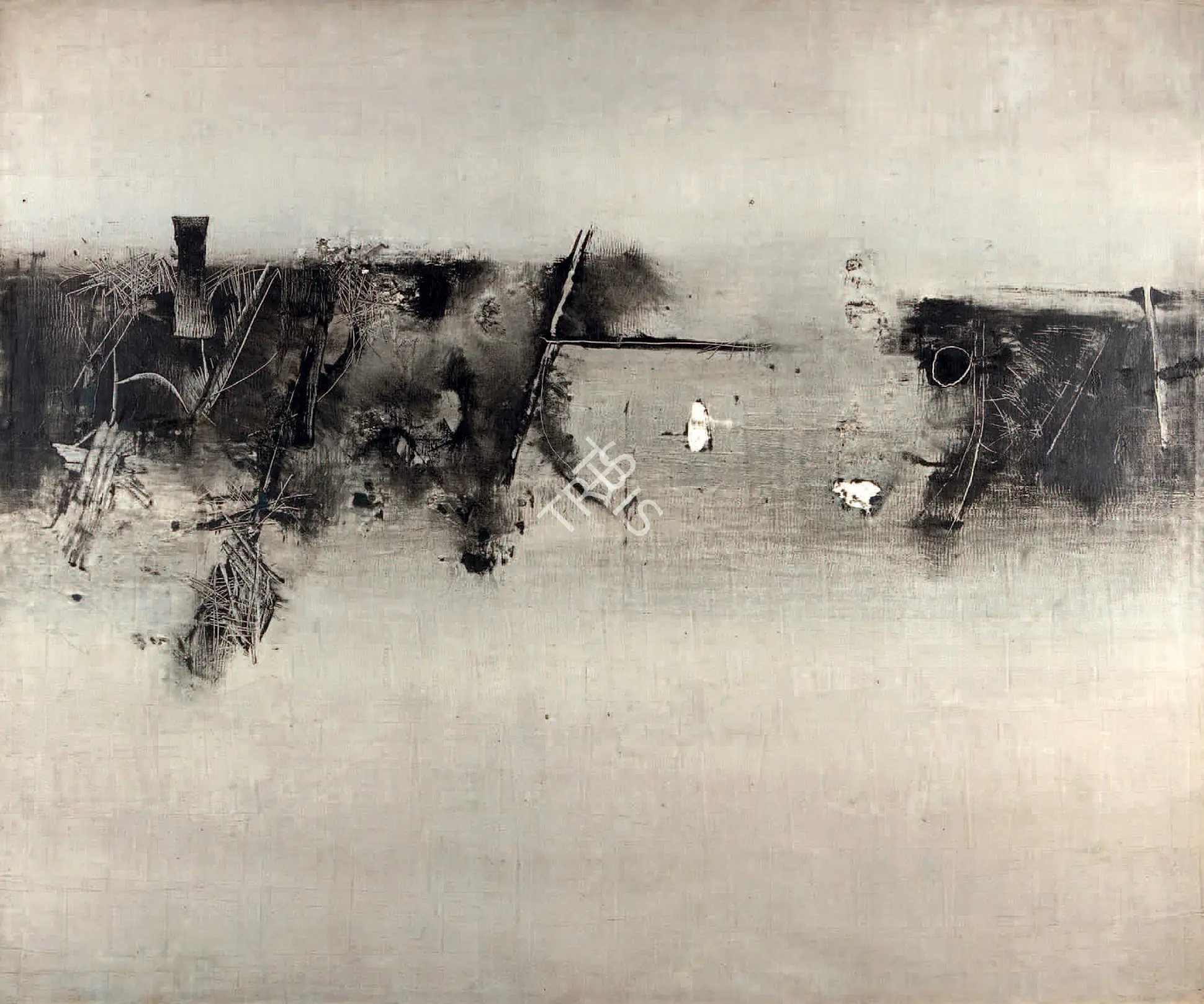 Gaitonde, V.S. (Artist). Untitled. Oil on canvas, 1965 | Painting | FineArts | 00645495