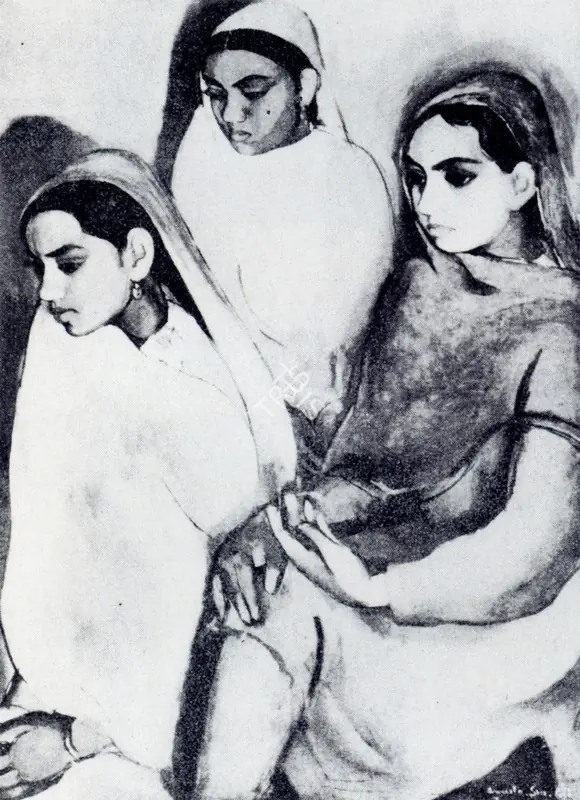 Sher-Gil, Amrita (Artist). The Three Girls, 1935 | Painting