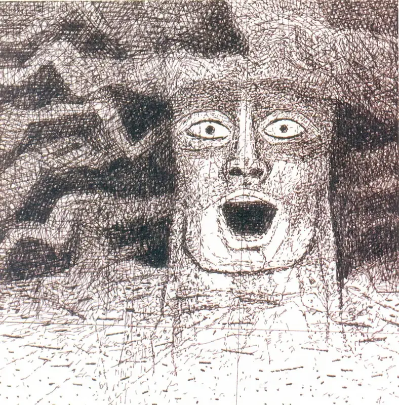 Pyne, Ganesh (Artist). The Call, n.d. | Drawing