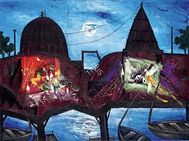 Parekh, Manu (Artist). Untitled, 2016 | Painting