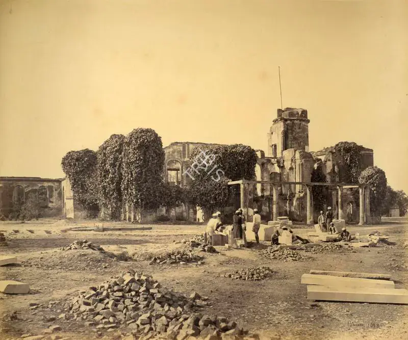Bourne, Samuel (Photographer). The Residency, Lucknow. Albumen print, c.1864-1866 | Antiquarian Photograph | Photography | 00115098