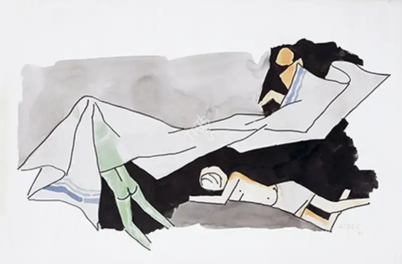 Husain, M.F. (Artist). Untitled, 1980 | Drawing