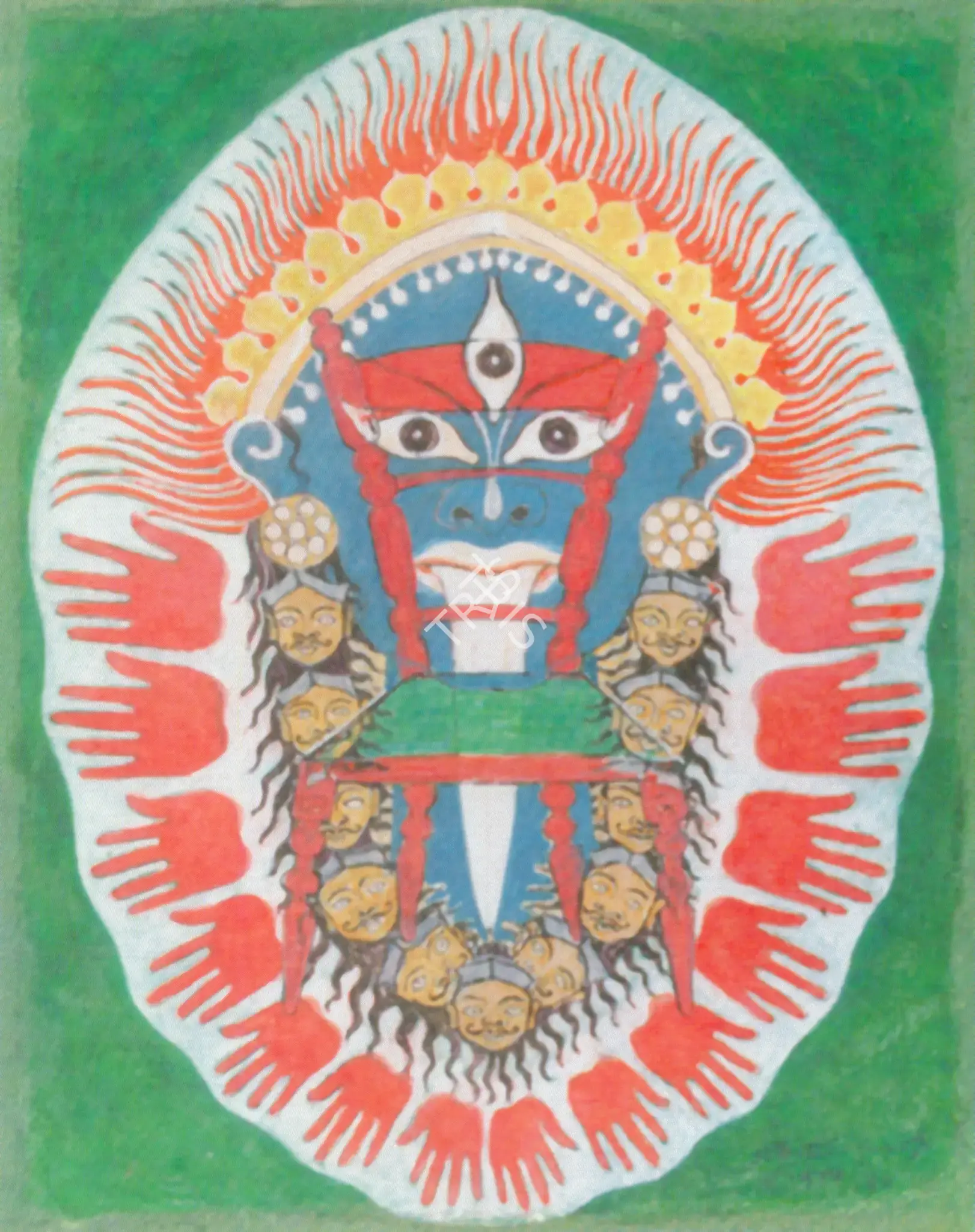 Reddy, P.T. (Artist). Chairs Of Power, 1974 | Painting