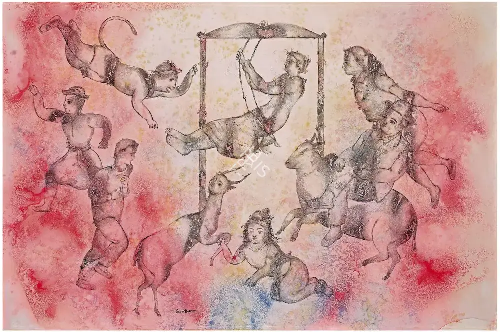 Burman, Sakti (Artist). Untitled, n.d. | Painting