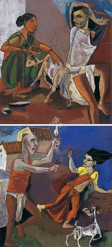 Goud, K. Laxma (Artist). Untitled, 1991 | Painting