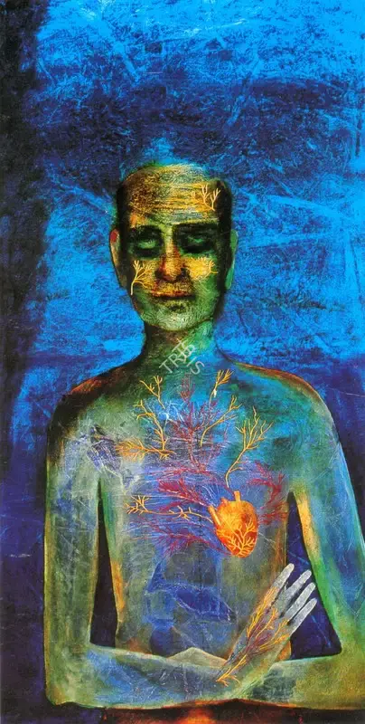 Menon, Anjolie Ela (Artist). Prophet For The New Millennium, n.d. | Painting