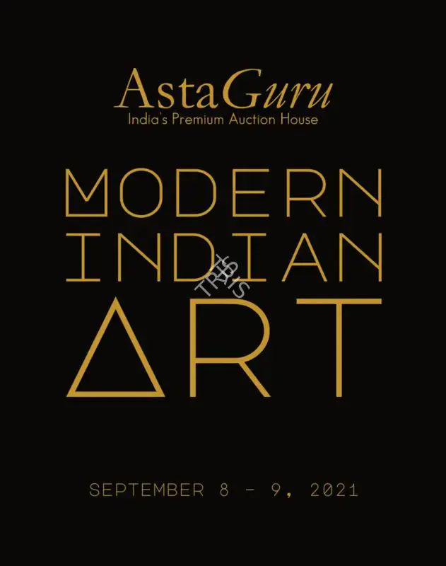Asta Guru (Auction House). Modern Indian Art. 09 September 2021, Online | Auction Catalogue | EconomicsArt | 00862390