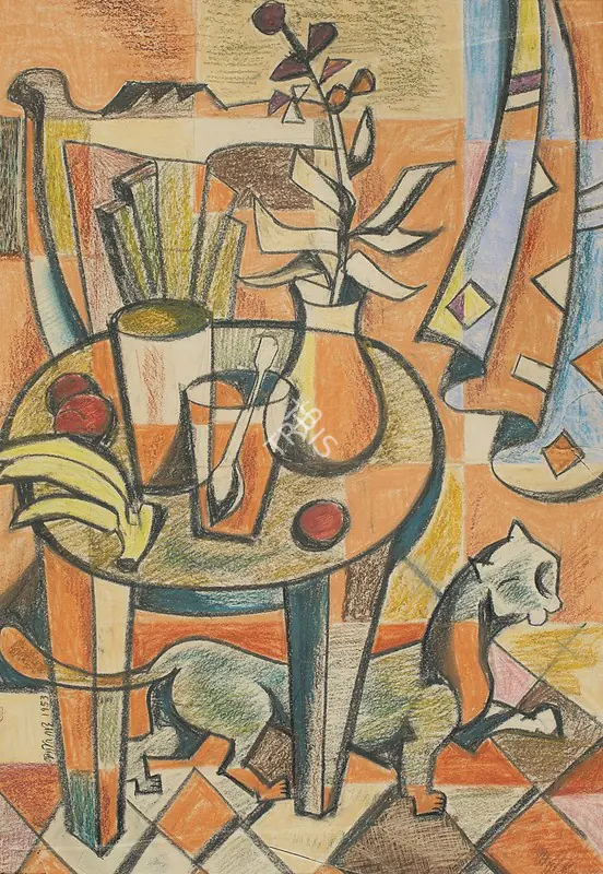 Bhatt, Jyoti (Artist). Untitled, 1953 | Painting
